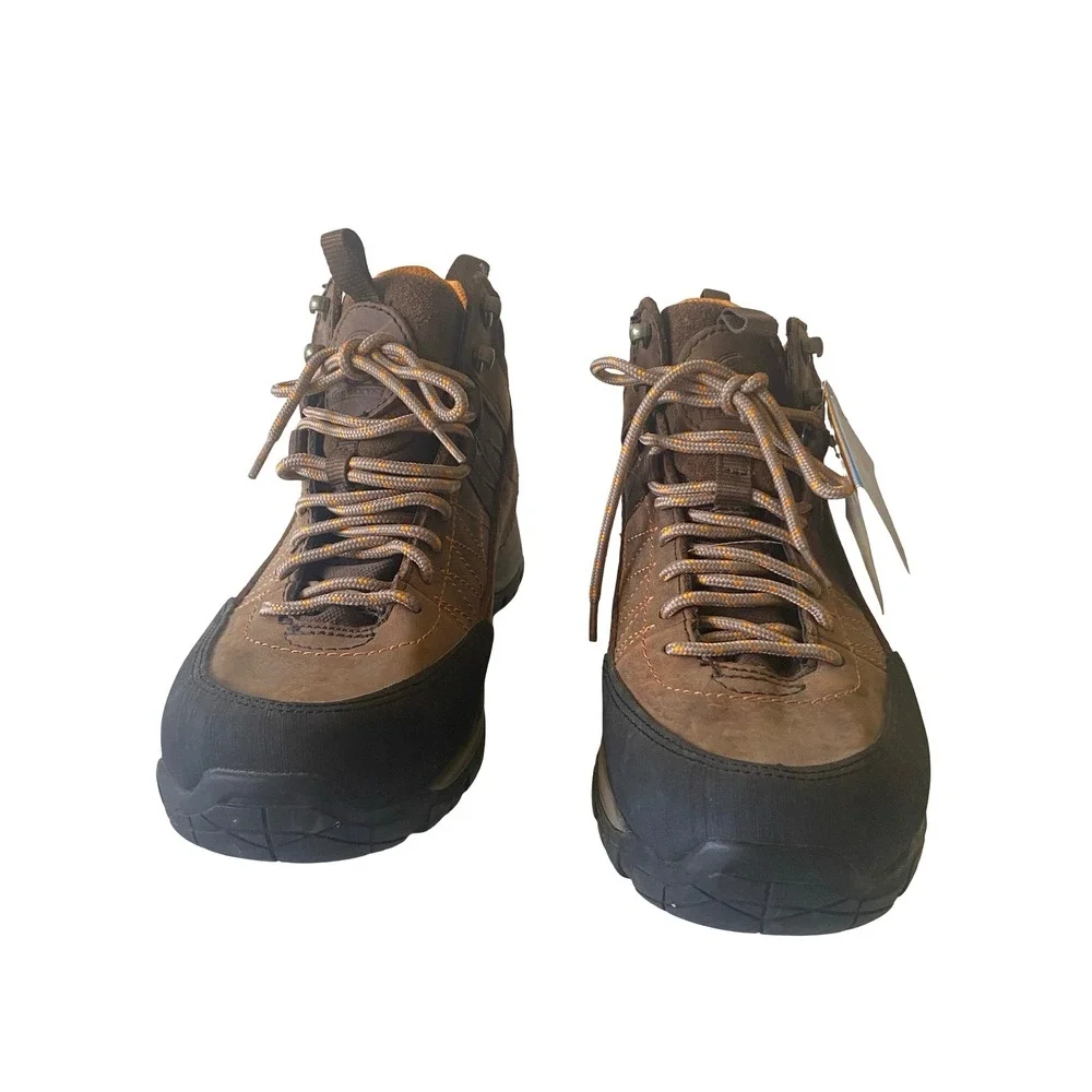 Elk Woods Blaze Men's Hiking Boots 10M Brown Waterproof Leather‎ Trail Shoes NWT